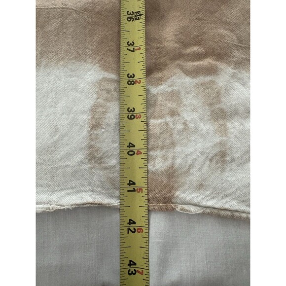 Free People Spellbound Tie Dye Kimono One Size Tan White Open Front Beach Lounge - Picture 7 of 9